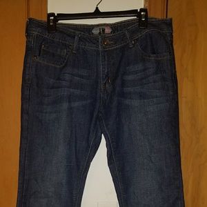 Boot cut denim jeans